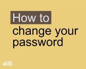 How to change your password