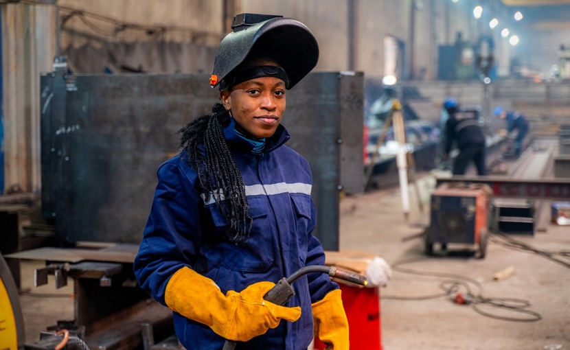 women in welding trade
